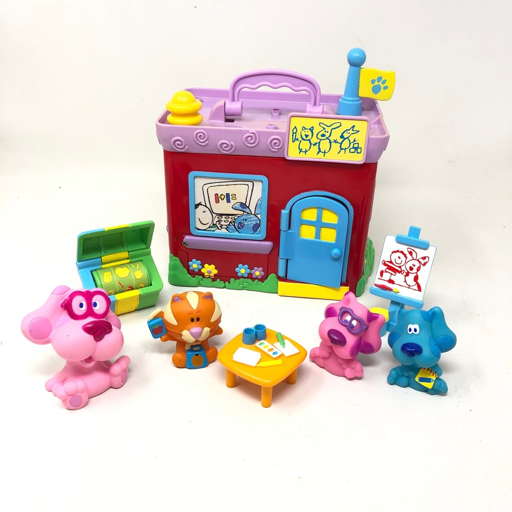 Blues Clues Surprise Sound Playset Red Figures Accessories Vintage Mattel 2000